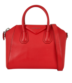 Antigona Small, Leather, Red, ZED1106, DB/S, 2*